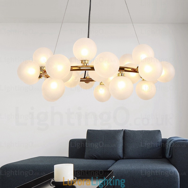 Designer Touch Decorative 25 Light Nordic Pendant Light with Glass Shade