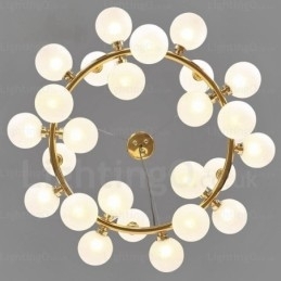 Designer Touch Decorative 25 Light Nordic Pendant Light with Glass Shade