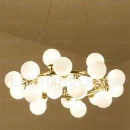 Designer Touch Decorative 25 Light Nordic Pendant Light with Glass Shade