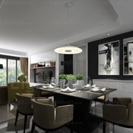 Designer Touch Decorative 1 Light Modern Contemporary Pendant Light with Glass Shade