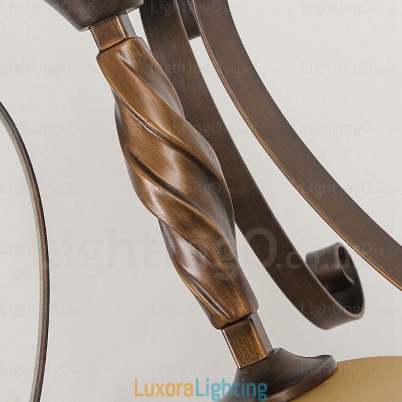 Designer Touch Decorative 1 Light Country Rustic Pendant Light with Glass Shade