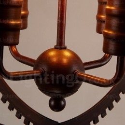 Designer Touch Decorative 4 Light Vintage Retro Pendant Light