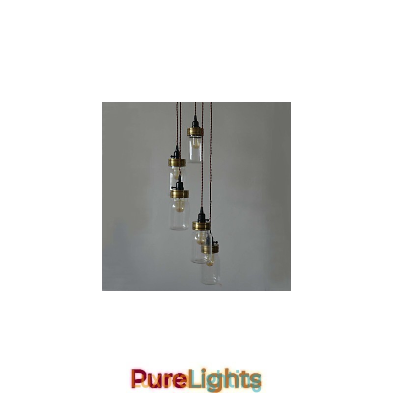 Designer Touch Decorative The North American Country Style Of american Art Bottle Chandelier