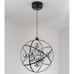 Designer Touch Decorative Diameter 50CM 80CM Vintage Globe Chandelier Rusty Colour Pendant Light