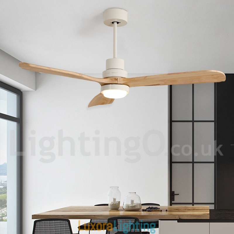 Designer Touch Decorative 36" 42" 52" Nordic Modern Contemporary Ceiling Fan