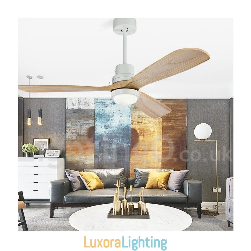 Designer Touch Decorative 36" 42" 52" Nordic Modern Contemporary Ceiling Fan