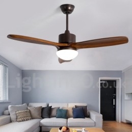 Designer Touch Decorative 42" 48" Country Nordic Ceiling Fan
