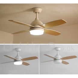 Designer Touch Decorative 42" Country Nordic Modern Contemporary Ceiling Fan