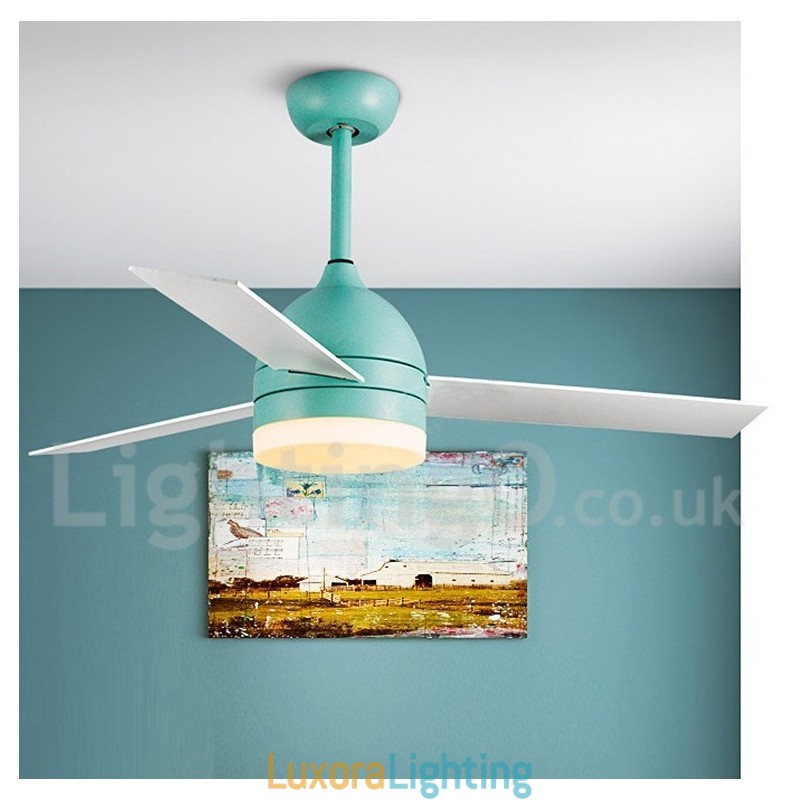 Designer Touch Decorative 42" 48" Nordic Vintage Modern Contemporary Ceiling Fan