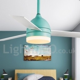 Designer Touch Decorative 42" 48" Nordic Vintage Modern Contemporary Ceiling Fan