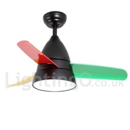 Designer Touch Decorative 26" Modern Contemporary Ceiling Fan