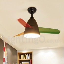 Designer Touch Decorative 26" Modern Contemporary Ceiling Fan