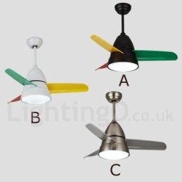 Designer Touch Decorative 26" Modern Contemporary Ceiling Fan