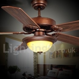 Designer Touch Decorative 48" 52" Country Retro Rustic Lodge Vintage Ceiling Fan