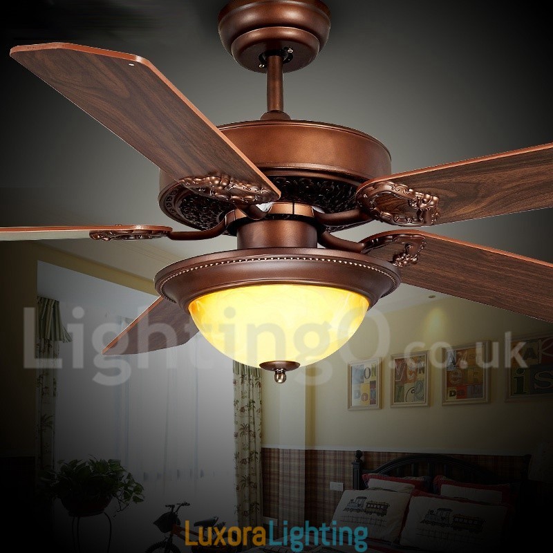 Designer Touch Decorative 48" 52" Country Retro Rustic Lodge Vintage Ceiling Fan