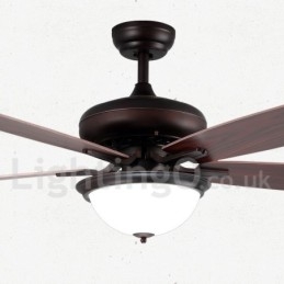 Designer Touch Decorative 52" Country Retro Rustic Lodge Vintage Ceiling Fan