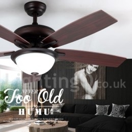 Designer Touch Decorative 52" Country Retro Rustic Lodge Vintage Ceiling Fan