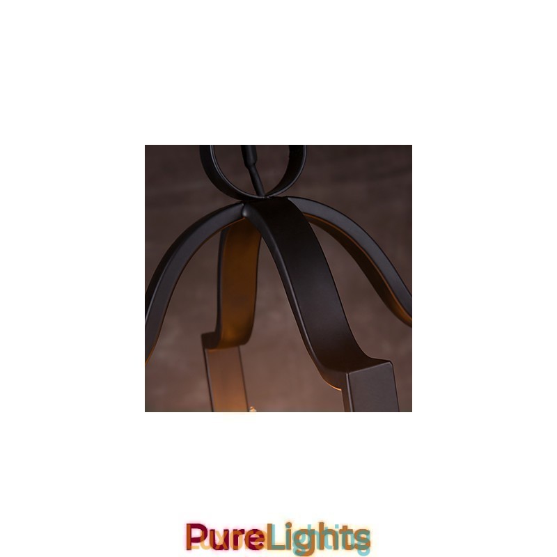 Designer Touch Decorative 4 Light Vintage Minimalist Iron Painting Pendant Light