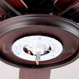 Designer Touch Decorative 52" Country Retro Rustic Lodge Vintage Ceiling Fan