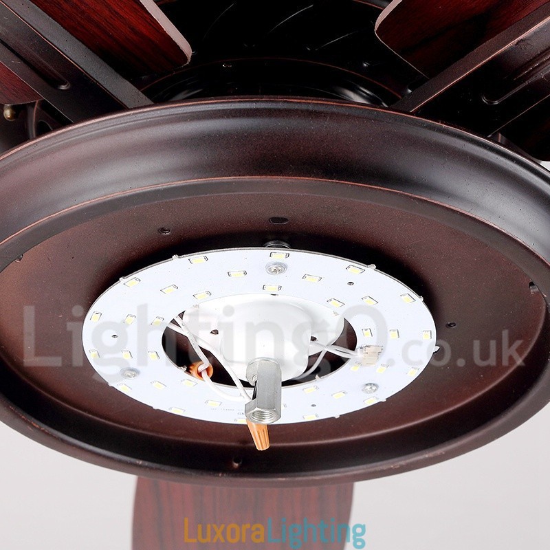 Designer Touch Decorative 52" Country Retro Rustic Lodge Vintage Ceiling Fan