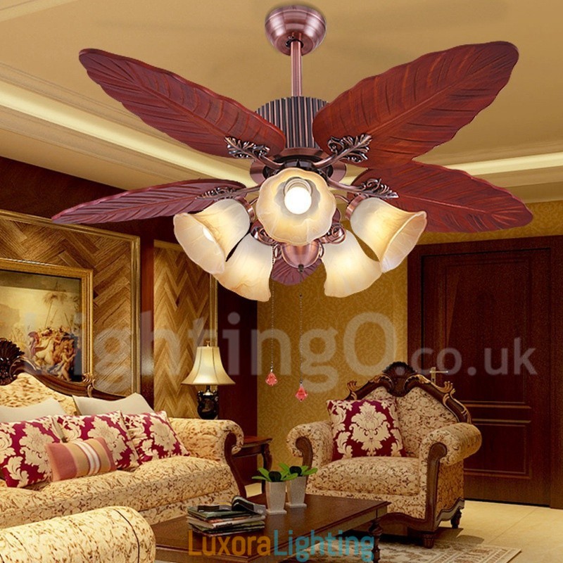 Designer Touch Decorative 48" Country Retro Rustic Lodge Vintage Ceiling Fan