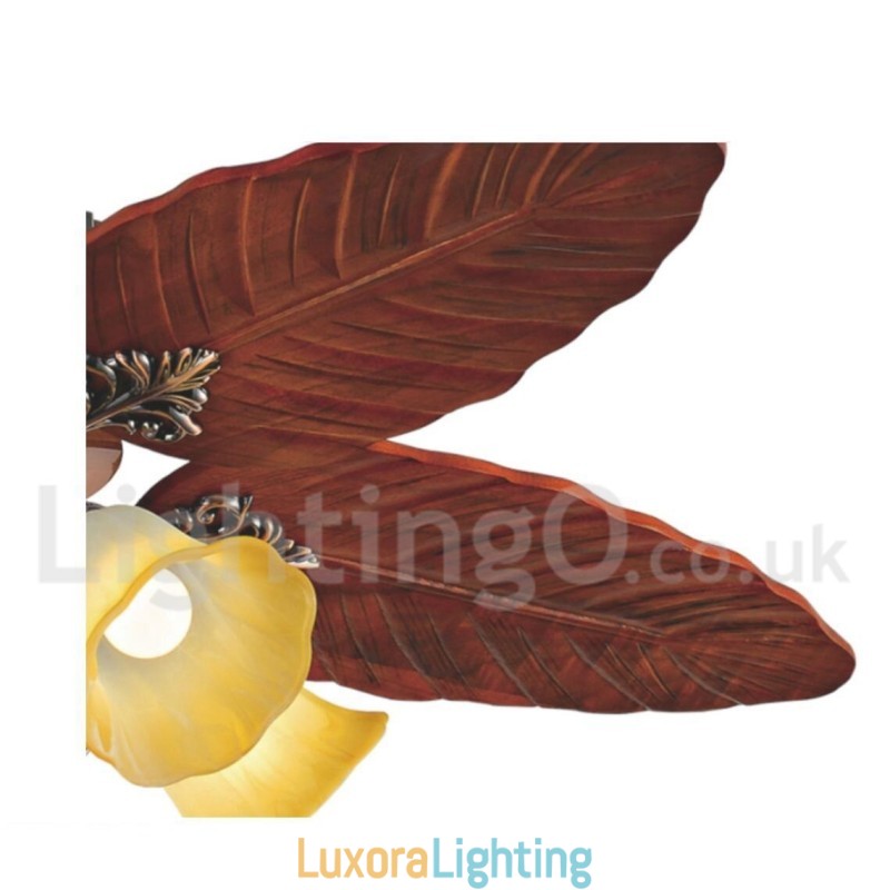 Designer Touch Decorative 48" Country Retro Rustic Lodge Vintage Ceiling Fan