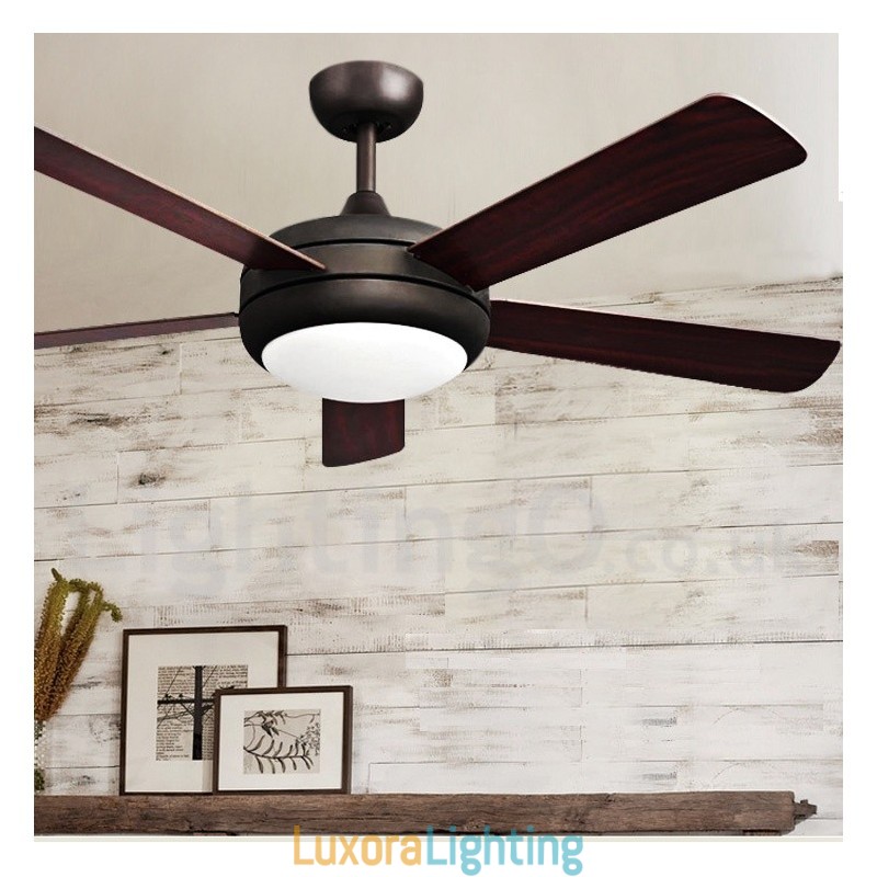 Designer Touch Decorative 52" European Style Vintage Ceiling Fan
