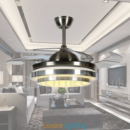 Designer Touch Decorative 36" European Style Modern Contemporary Ceiling Fan