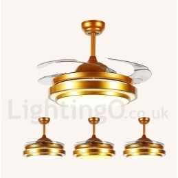 Designer Touch Decorative 36" European Style Modern Contemporary Ceiling Fan