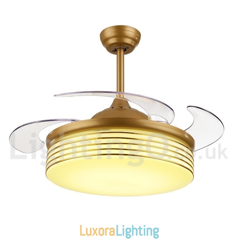 Designer Touch Decorative 36" European Style Modern Contemporary Ceiling Fan