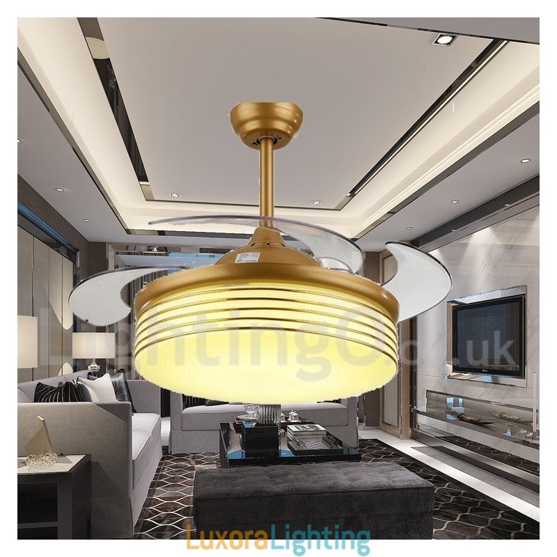 Designer Touch Decorative 36" European Style Modern Contemporary Ceiling Fan