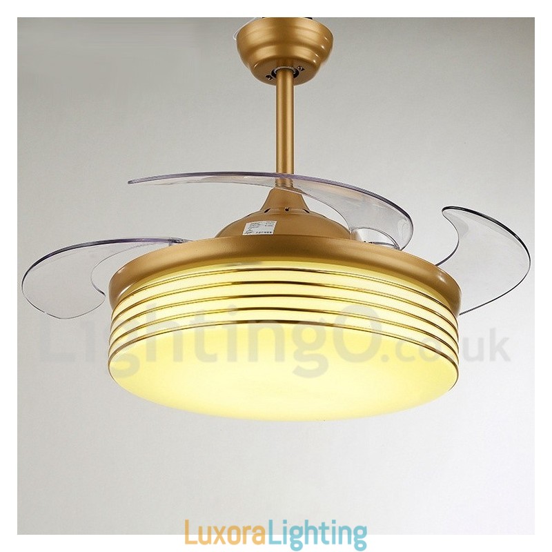 Designer Touch Decorative 36" European Style Modern Contemporary Ceiling Fan