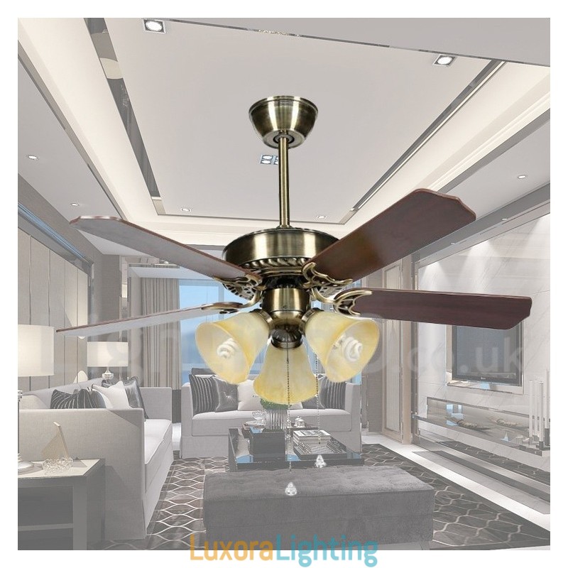 Designer Touch Decorative 42" Modern Contemporary Ceiling Fan
