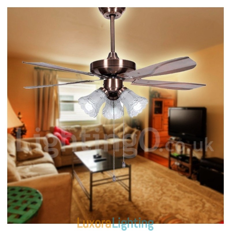 Designer Touch Decorative 42" Modern Contemporary Ceiling Fan