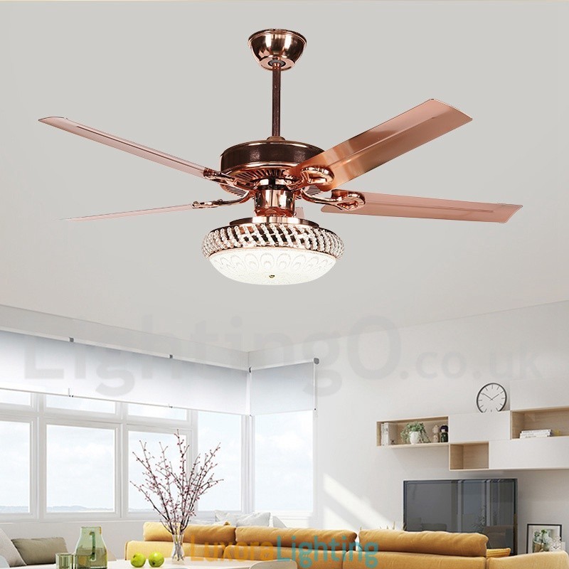 Designer Touch Decorative 52" European Style Modern Contemporary Ceiling Fan