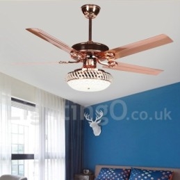 Designer Touch Decorative 52" European Style Modern Contemporary Ceiling Fan