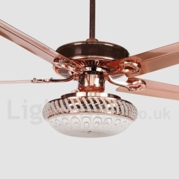 Designer Touch Decorative 52" European Style Modern Contemporary Ceiling Fan