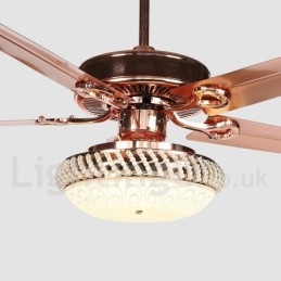 Designer Touch Decorative 52" European Style Modern Contemporary Ceiling Fan