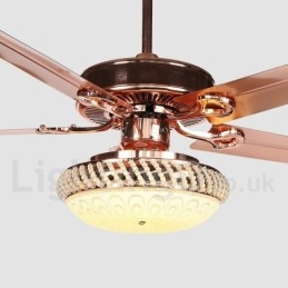 Designer Touch Decorative 52" European Style Modern Contemporary Ceiling Fan