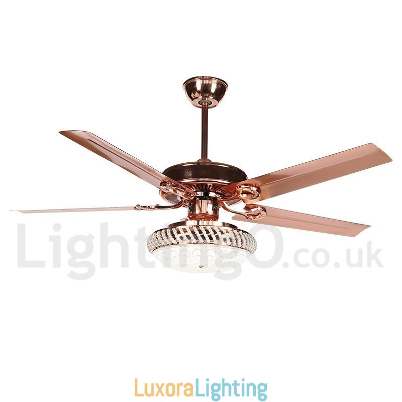 Designer Touch Decorative 52" European Style Modern Contemporary Ceiling Fan