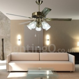 Designer Touch Decorative 52" European Style Vintage Ceiling Fan