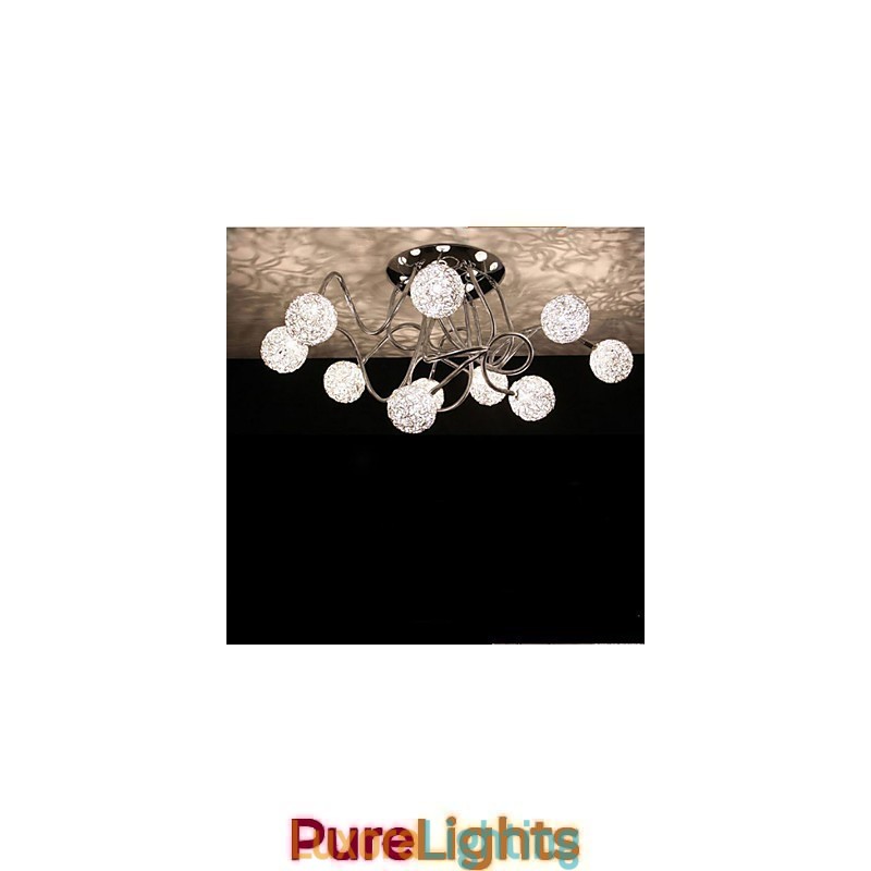 Designer Touch Decorative Simple Iron Ceiling Round Iron Creative lamp lamp Aluminum Wire lamp