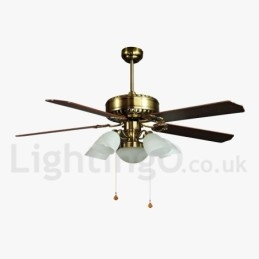 Designer Touch Decorative 52" European Style Modern Contemporary Ceiling Fan