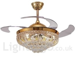 Designer Touch Decorative 42" European Style Modern Contemporary Ceiling Fan