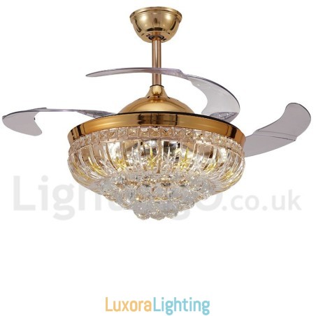 Designer Touch Decorative 42" European Style Modern Contemporary Ceiling Fan