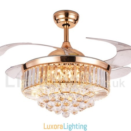 Designer Touch Decorative 42" European Style Modern Contemporary Ceiling Fan