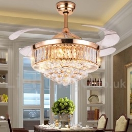 Designer Touch Decorative 42" European Style Modern Contemporary Ceiling Fan