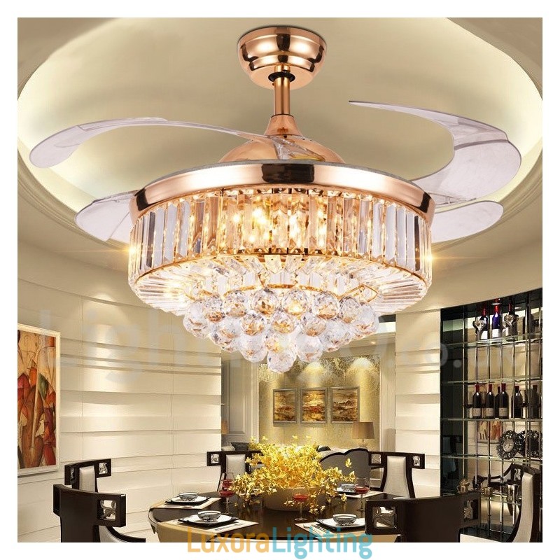 Designer Touch Decorative 42" European Style Modern Contemporary Ceiling Fan