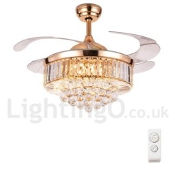 Designer Touch Decorative 42" European Style Modern Contemporary Ceiling Fan