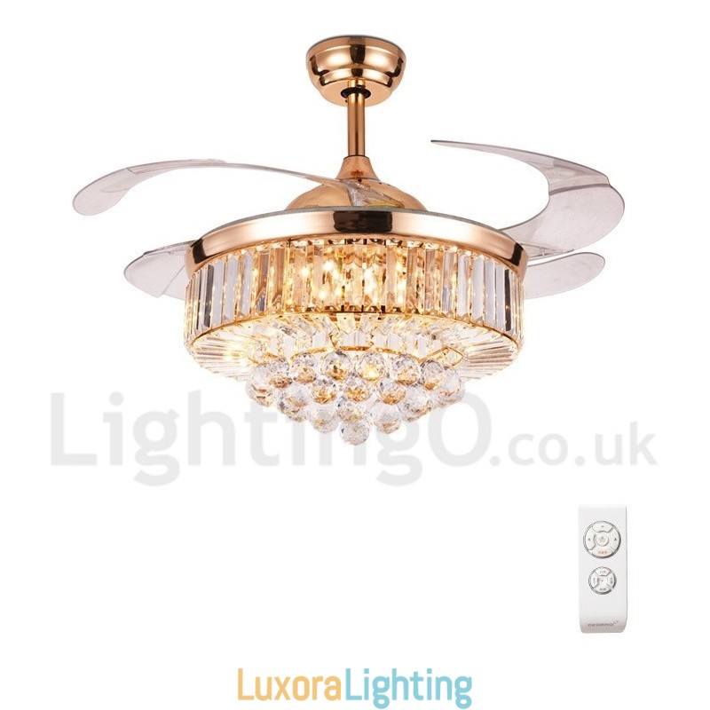 Designer Touch Decorative 42" European Style Modern Contemporary Ceiling Fan